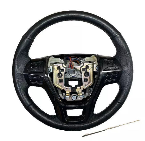 VOLANTE DE CUERO NEGRO XLT PARA FORD EXPLORER 2018-2019, CONJUNTO OEM JB5Z3600ZA