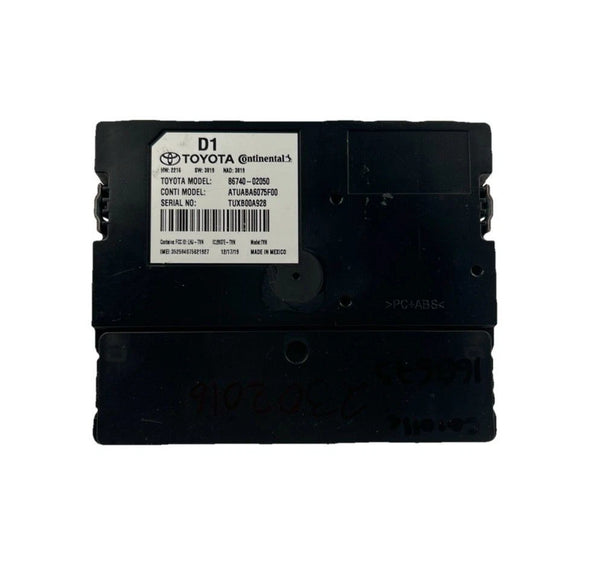 2020 TOYOTA COROLLA TRANSCEIVER TELEMATICS COMMUNICATION CONTROL OEM 8674002050