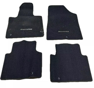 2017 HYUNDAI SANTA FE FLOOR MATS COMPLETE SET OF 4 MATS OEM 4ZF14AC100 B8F14AC000