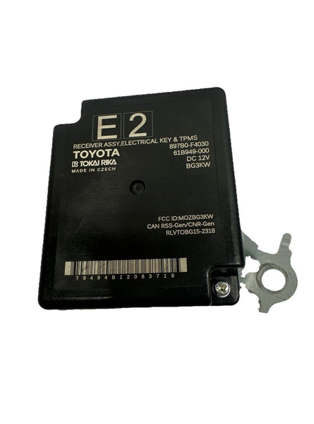 2021 TOYOTA CHR KEYLESS ENTRY RECEIVER CONTROL MODULE UNIT ASSY OEM 897B0F4030