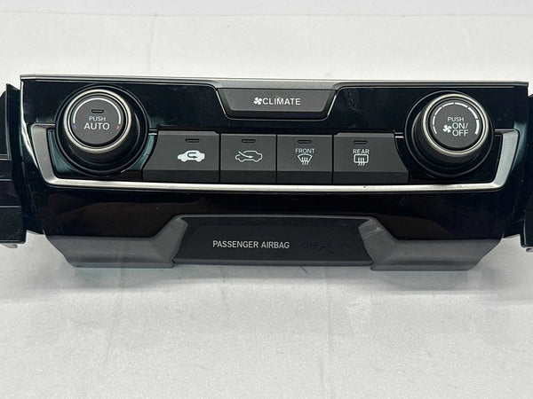 2021 HONDA CIVIC CLIMATE CONTROL AC PANEL US MARKET HB EUROPE LX 79600TGGA11ZC