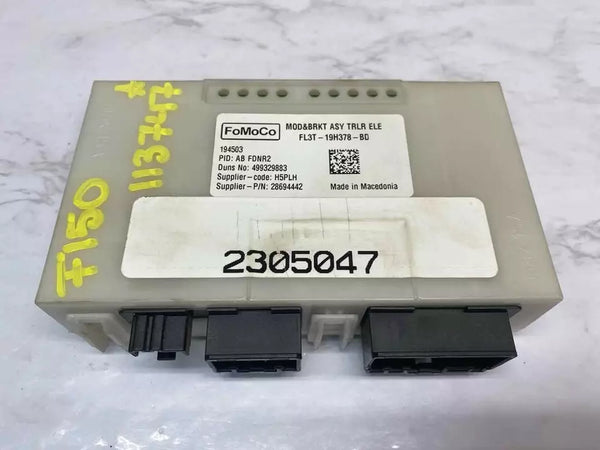 18 19 20 FORD F-150 CONTROL DE REMOLQUE MÓDULO DE CONTROL DE REMOLQUE CONJUNTO OEM FL3T19H378BD