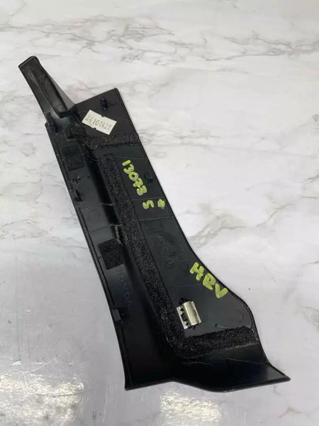 CUBIERTA DE MOLDURA TRASERA IZQUIERDA DEL PILAR C DEL HONDA HRV, NEGRA, OEM 72980T7W