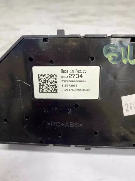 20 21 22 23 CHEVROLET SILVERADO 1500 CONTROL DE CLIMATIZACIÓN HVAC PANEL DE AIRE ACONDICIONADO OEM 84542734