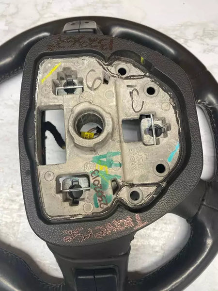 2019 CHEVROLET TRAVERSE STEERING WHEEL BLACK LEATHER ASSEMBLY OEM 84508160