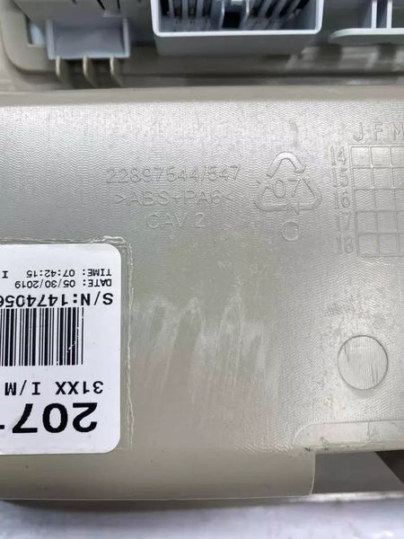 16 17 18 19 20 21 22 CHEVY COLORADO CONSOLA SUPERIOR CONJUNTO DE LUZ DE CONDENSACIÓN DE TECHO OEM GRIS 84112680