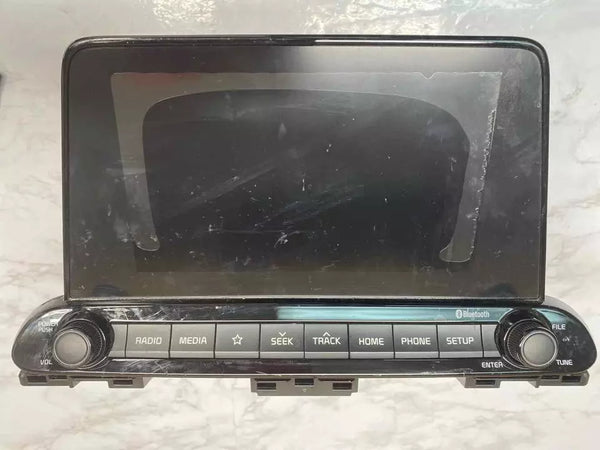 RECEPTOR DE RADIO AM FM CON PANTALLA KIA FORTE 19 20 21 SED US OEM 96160M7070WK VER FOTOS