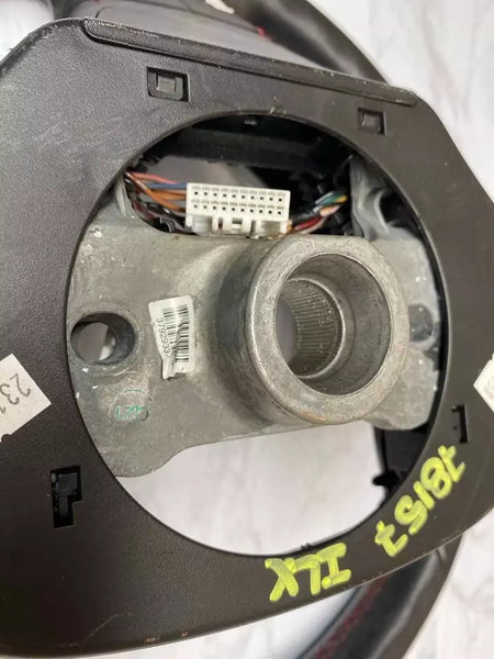 19 20 21 22 VOLANTE ACURA ILX NEGRO CON COSTURAS ROJAS DE CUERO ASPEC OEM 78501TX6A81ZE
