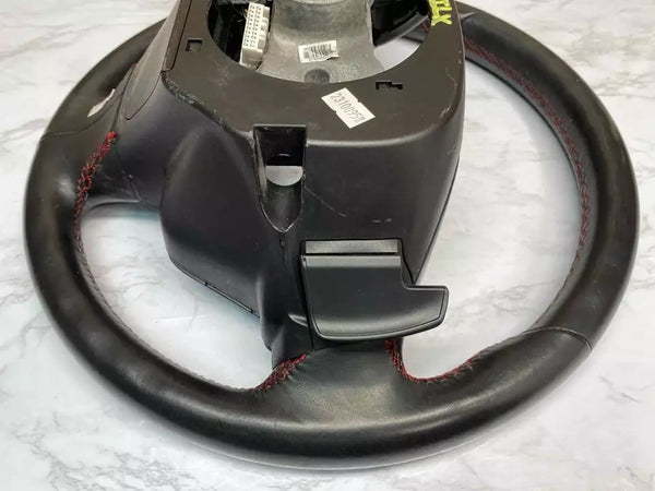 19 20 21 22 VOLANTE ACURA ILX NEGRO CON COSTURAS ROJAS DE CUERO ASPEC OEM 78501TX6A81ZE