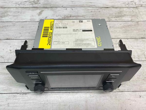 Honda Civic radio am fm 19 21 display screen & receiver OEM sedan Lx 39100TBAA41