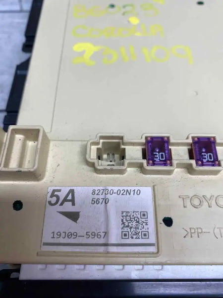 Toyota Corolla junction box 2020 fuse relay block assy OEM 8773002N10