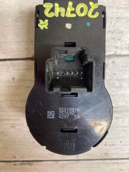 HEADLIGHT SWITCH CHEVROLET CAMARO 10 15 DASH MOUNTED NO FOG LIGHTS OEM 92218816