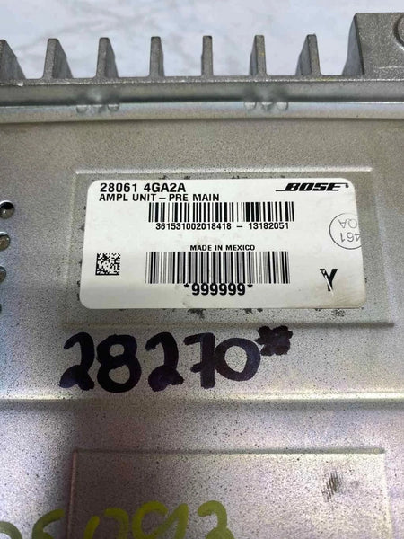 2015 INFINITI Q50 RADIO AM FM AMPLIFIER MODULE BOSE AUDIO 3.7L OEM 280614GA2A