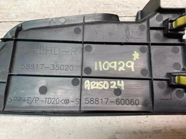2017 TOYOTA 4RUNNER CENTRAL CONSOLE GUARNIÇÃO DA TAMPA DO PAINEL LADO DIREITO OEM 5881760060