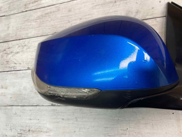 DOOR MIRROR INFINITI Q50 14 21 RIGHT NO A/DIMMING BLUE T/SIGNL BROKEN 963014HB0A