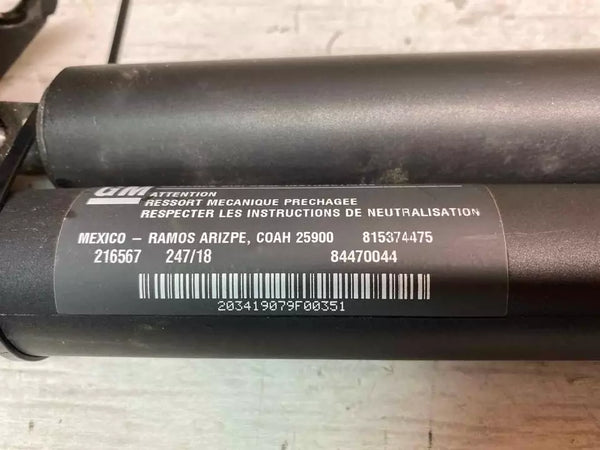 18 19 20 21 22 CHEVROLET EQUINOX LIDGATE SUPPORT RIGHT & LEFT STRUT TAILGATE OEM 84470044