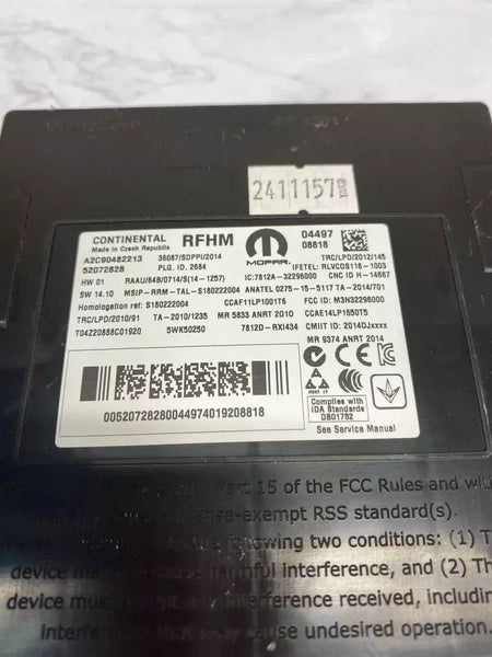 15 16 17 18 JEEP RENEGADE MÓDULO DE CONTROL DE BLOQUEO ANTIRROBO ENTRADA PASIVA 68401869AA