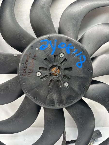 2015 TO 2022 CHEVY COLORADO ELECTRIC COOLING MOTOR FAN MOTOR BLADES ASSY OEM 500169001