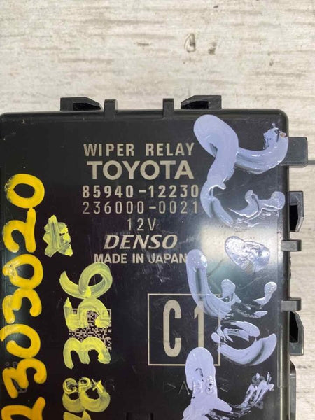 2020 TOYOTA COROLLA WIPER RELAY CONTROL MODULE UNIT OEM 8594012230