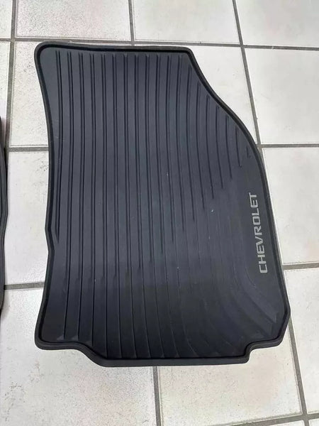 2019 CHEVY EQUINOX FLOOR MATS TWO FRONT WEATHER PLASTIC MATS OEM 84215239 84215240