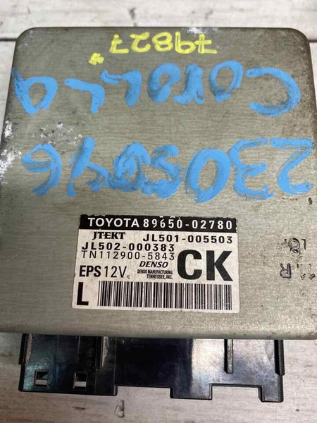 POWER STEERING CONTROL MODULE TOYOTA COROLLA 2014 2015 UNIT ASSY OEM 8965002780