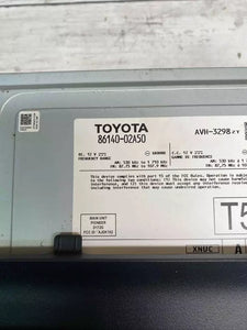 Radio AM/FM para Toyota Corolla 2020, pantalla y receptor OEM sedán 8614002A50