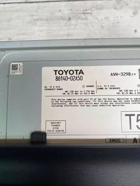 Radio AM/FM para Toyota Corolla 2020, pantalla y receptor OEM sedán 8614002A50