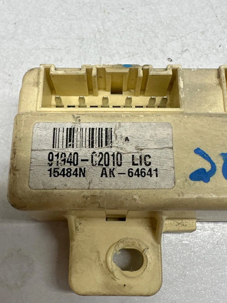 2016 HYUNDAI SONATA IGNITION CONTROL MODULE UNIT ASSY OEM 91940C2010