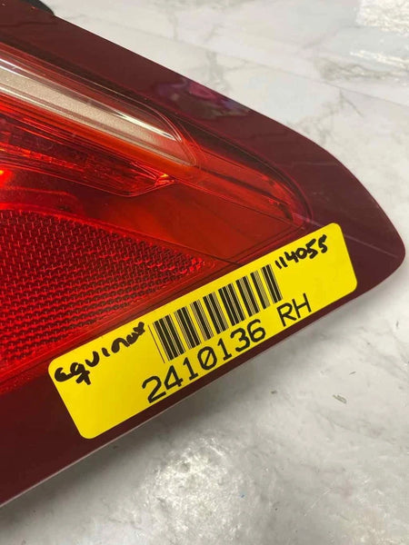 2018 TO 2021 CHEVROLET EQUINOX TAIL LIGHT RIGHT SIDE QUARTER PANEL ASSY OEM 84769836