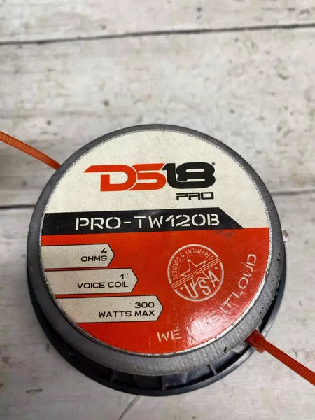 DS18 PRO TW120B 600W Max 4 ohm sell as Pair Super Loud Bullet Tweeters