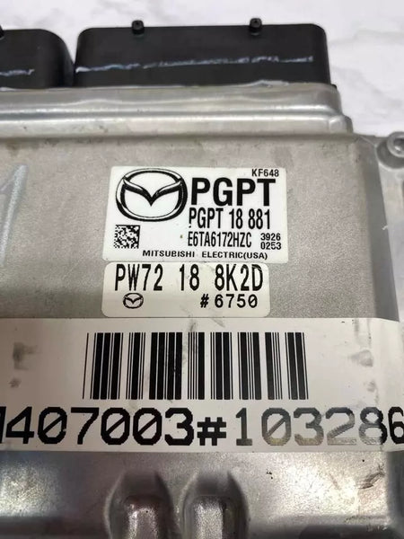 20 21 22 23 MAZDA CX-30 ENGINE CONTROL UNIT ECU ECM BRAIN BOX MODULE OEM PGPT18881