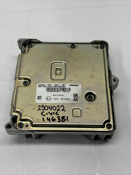 2022 TO 2024 HONDA CIVIC RADIO AM FM AMPLIFIER UNIT ASSEMBLY OEM 8A400T20A01