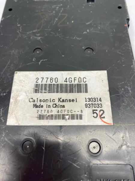 2014 2015 INFINITI Q50 CLIMATE CONTROL HVAC TEMPERATURE MODULE 3.7L OEM 277604GF0C