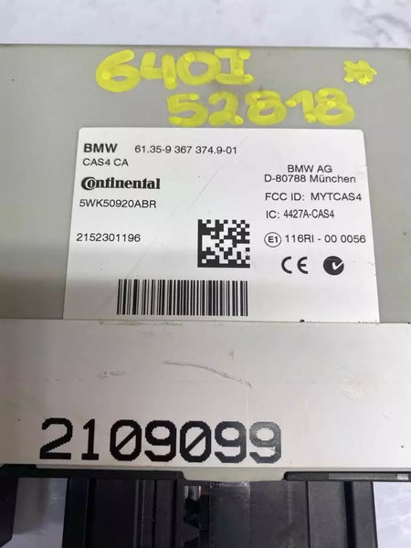 12 13 14 15 16 17 18 19 BMW 640I UNIDAD DE MÓDULO DE CONTROL DE BLOQUEO ANTIRROBO ACCESO CONFORT OEM 61359367374