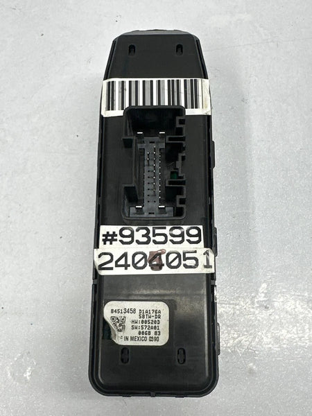 2020 TO 2023 GMC ACADIA MASTER SWITCH FRONT DRIVER SIDE DOOR ASSY OEM 84513458