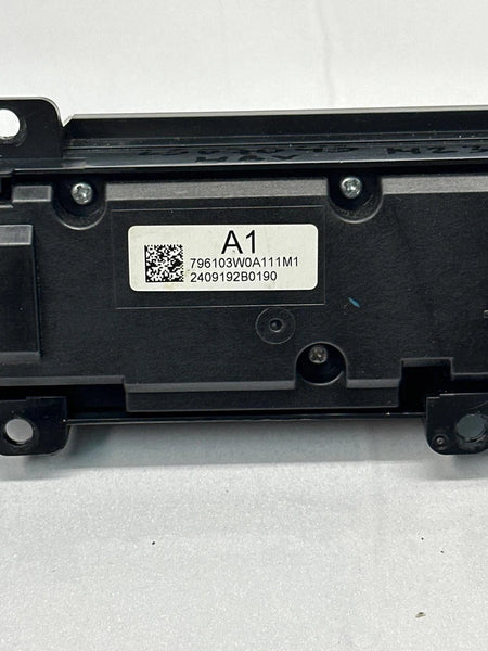 2025 HONDA HRV CLIMATE CONTROL HVAC AC PANEL ASSEMBLY OEM 796103W0A111M1