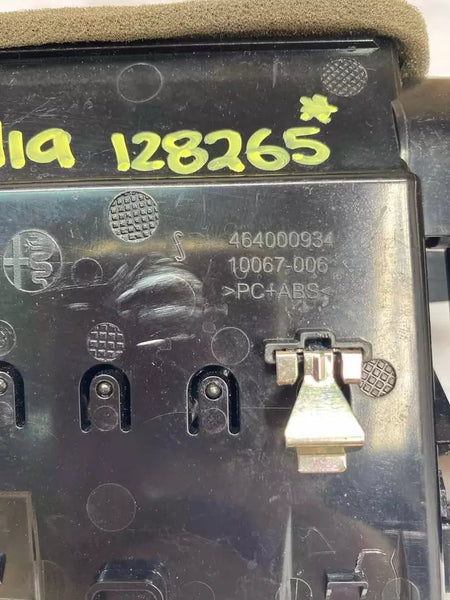 17 18 19 20 21 22 23 ALFA ROMEO GIULIA VENTILACIÓN DE AIRE HVAC VENTILACIÓN DE AIRE ACONDICIONADO EXTERIOR LADO DERECHO OEM 464000934