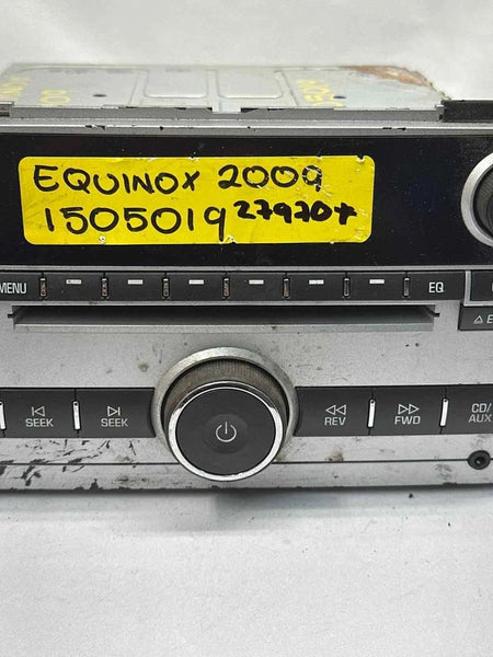 2009 CHEVROLET EQUINOX RADIO AM FM RADIO AM FM RECEIVER UNIT ASSY OEM 25994581