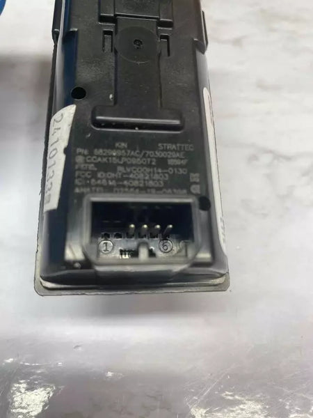 17 18 19 20 21 22 23 CHRYSLER PACIFICA INTERRUPTOR DE ENCENDIDO BOTÓN DE ARRANQUE Y PARADA CONJUNTO OEM 68299957AC