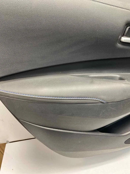 2020 TOYOTA COROLLA DOOR PANEL TRIM REAR LEFT SIDE OEM 67788X1708 BLACK/BLUE