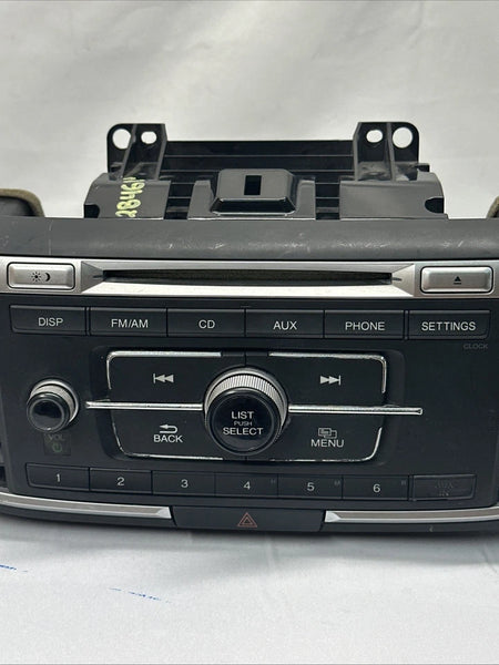 2013 TO 2015 HONDA ACCORD RADIO AM FM RECEIVER CONTROL PANEL SEDAN SPORT 39100T2AA12