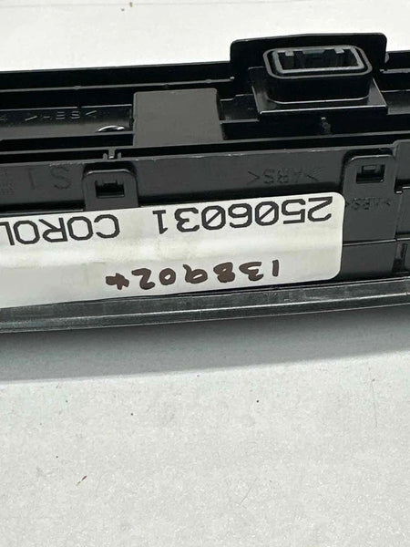 20 22 TOYOTA COROLLA CLIMATE CONTROL HVAC AC MANUAL PANEL SEDAN OEM 5590012F20