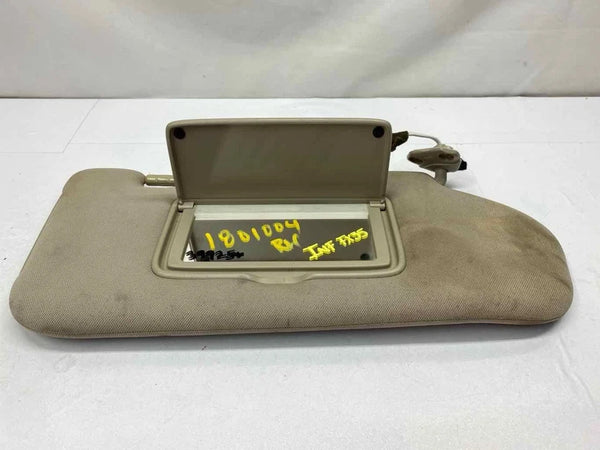 2006 TO 2008 INFINITI FX35 SUN VISOR RIGHT PASSENGER SIDE 96400CL70B ILLUINATED