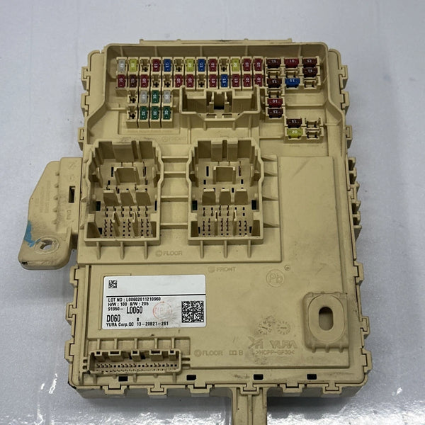 2021 HYUNDAI SONATA JUNCTION BOX CABIN FUSE RELAY BLOCK ASSEMBLY OEM 91950L0060