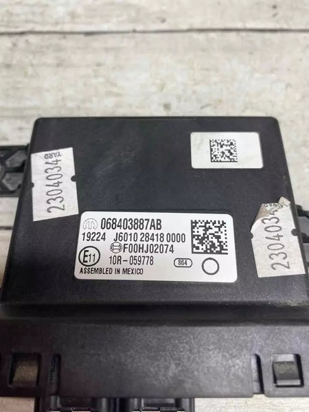 Dodge Ram network gateway 2018 to 2021 control unit module assy OEM 68403887AB