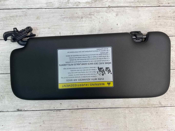 Kia Forte sun visor 19 to 21 right side with sun roof black OEM 85220M7230BGA