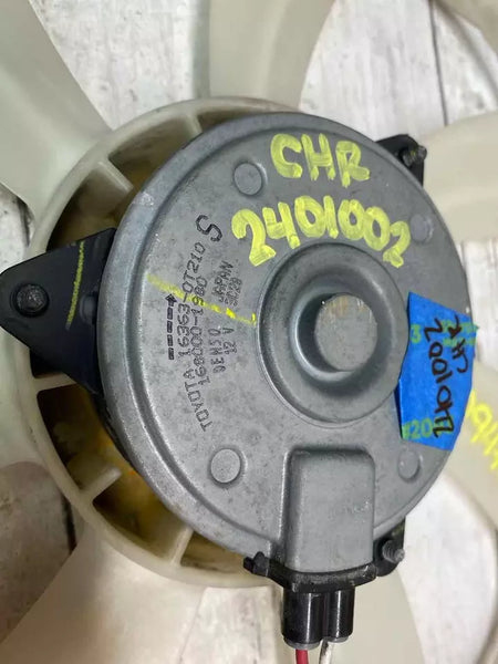 18 19 20 21 22 TOYOTA CHR COOLING FAN ELECTRIC MOTOR WITH BLADES ASSY OEM 163630T210