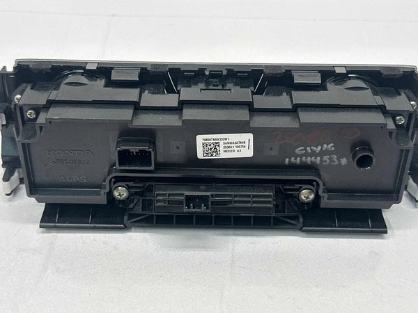 2021 HONDA CIVIC CLIMATE CONTROL AC PANEL US MARKET HB EUROPE LX 79600TGGA11ZC