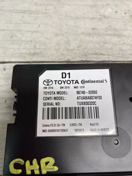 Toyota Corolla telematics transceiver 20 23 comunication control unit 8674002050