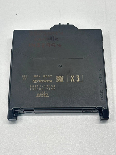 2019 TO 2023 TOYOTA COROLLA MULTI NETWORK CONTROL MODULE UNIT OEM 8922112J30 SEDAN